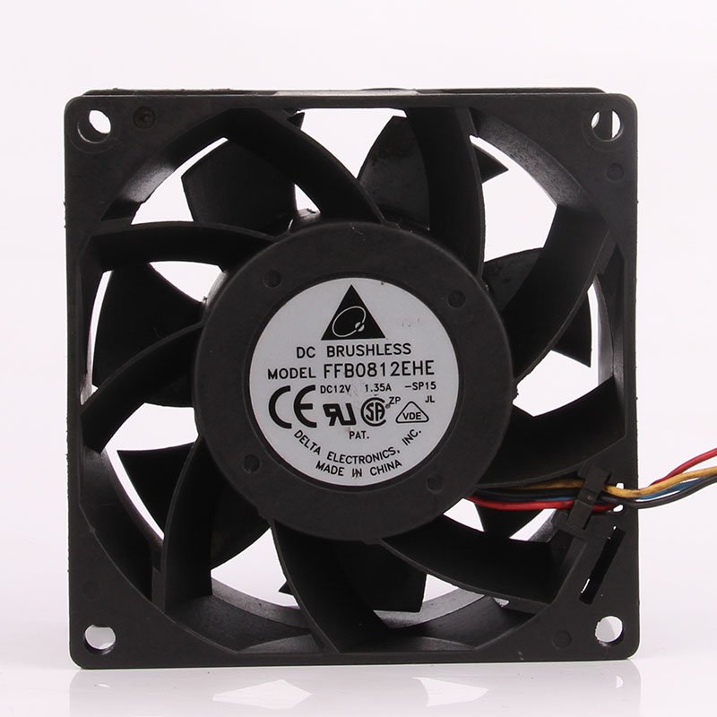 Brand New Delta 24V 48V DC12V 1.35A EC AC 80x80x38mm 8CM 8038 3-wire Violent Double Ball Centrifugal FFB0812EHE Cooling Fan